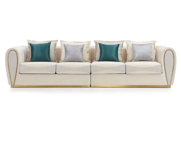 Lixra Aesthetic Velvet Fabric Sofa Set