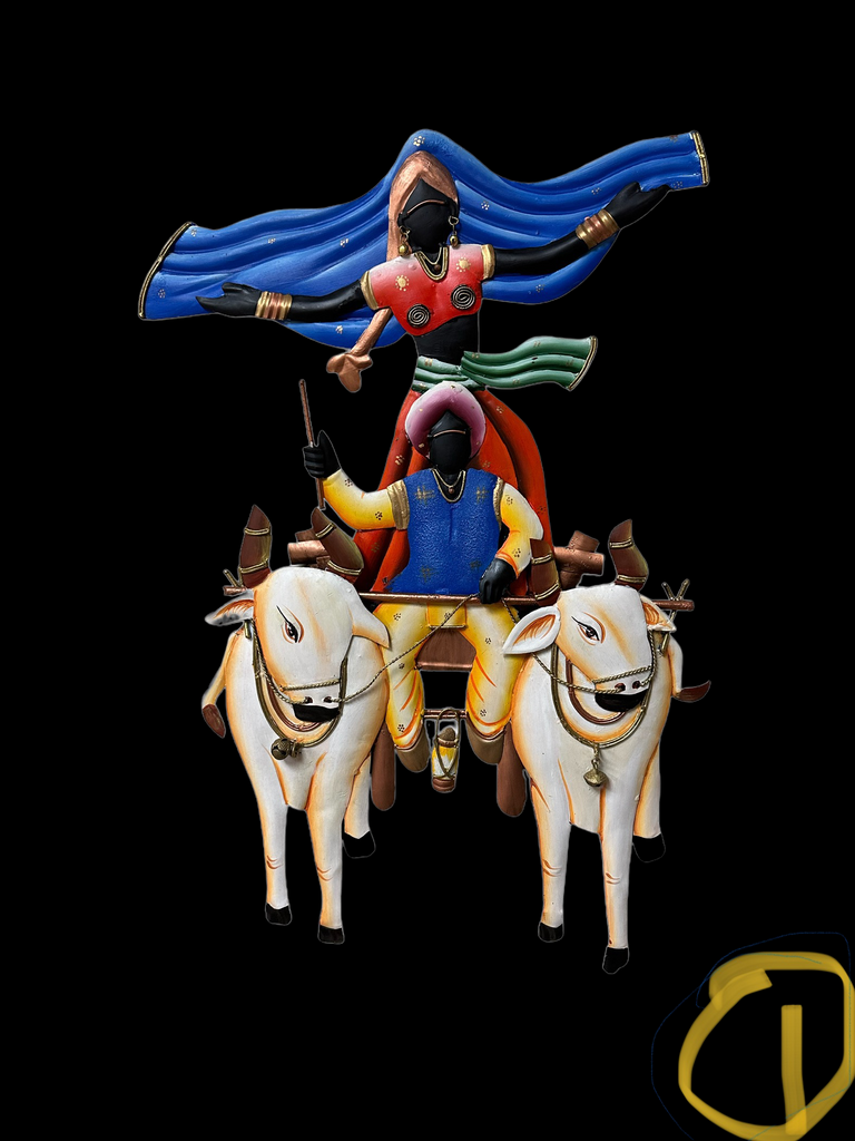 Lixra Ancient Village Couple Wall Hanging Art