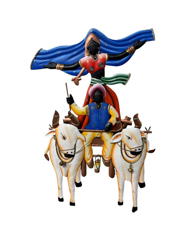 lixra Ancient Village Couple Wall Hanging Art