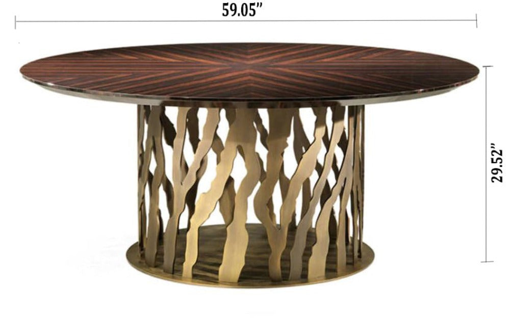 Lixra Antique Constructed Wooden Dining Table