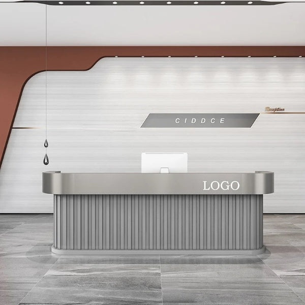 Lixra Appealing Design Wooden Reception Desk