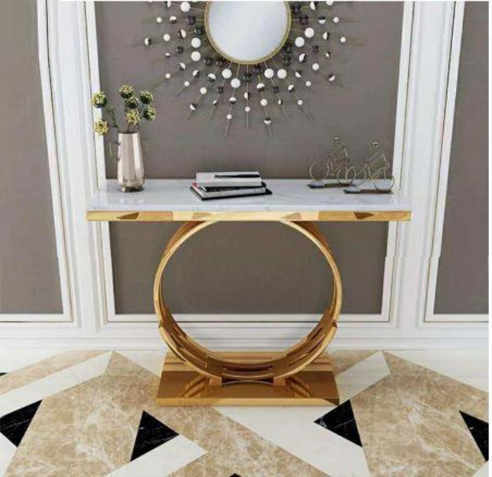 Lixra Aristocratic Style Marble Accent Table