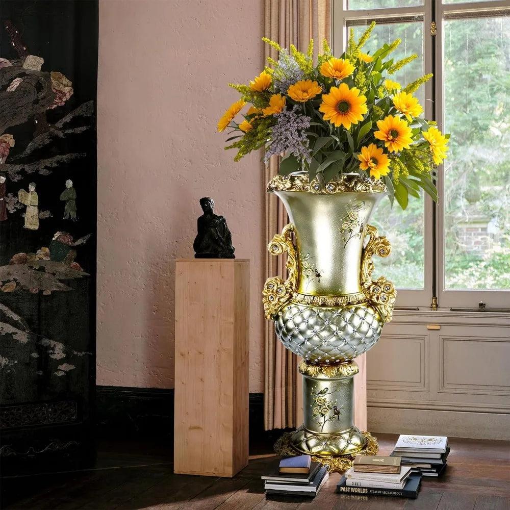 Lixra Artistic Design Decorative Resin Floor Vase