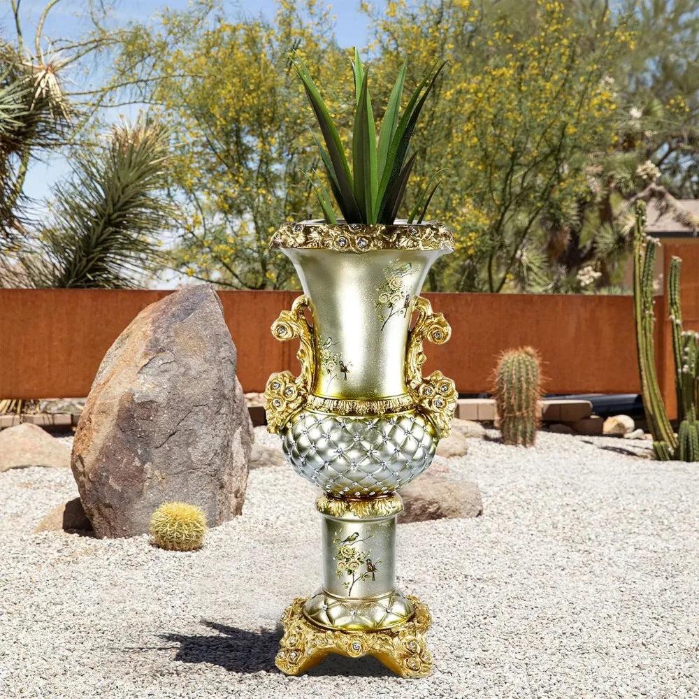 Lixra Artistic Design Decorative Resin Floor Vase