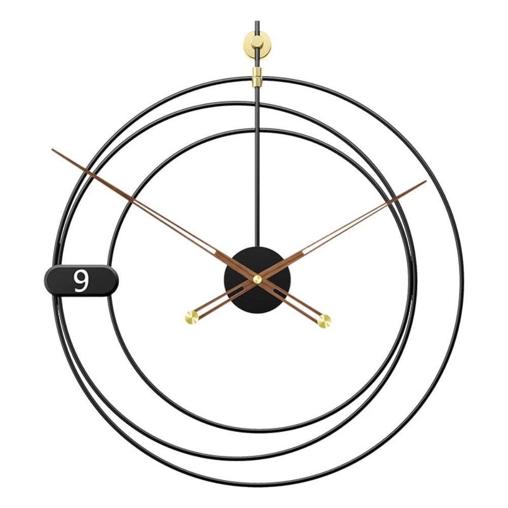 Lixra Artistic Designed Metallic Wall Clock