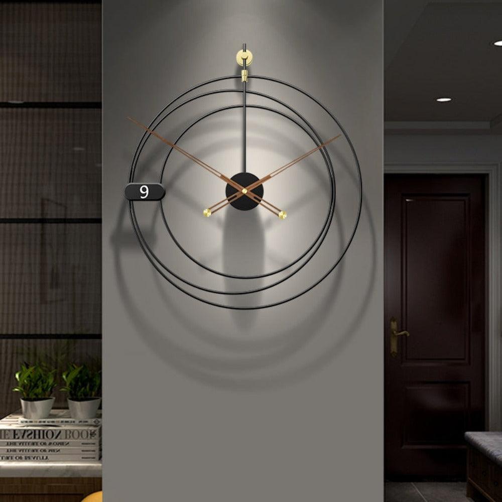 Lixra Artistic Designed Metallic Wall Clock