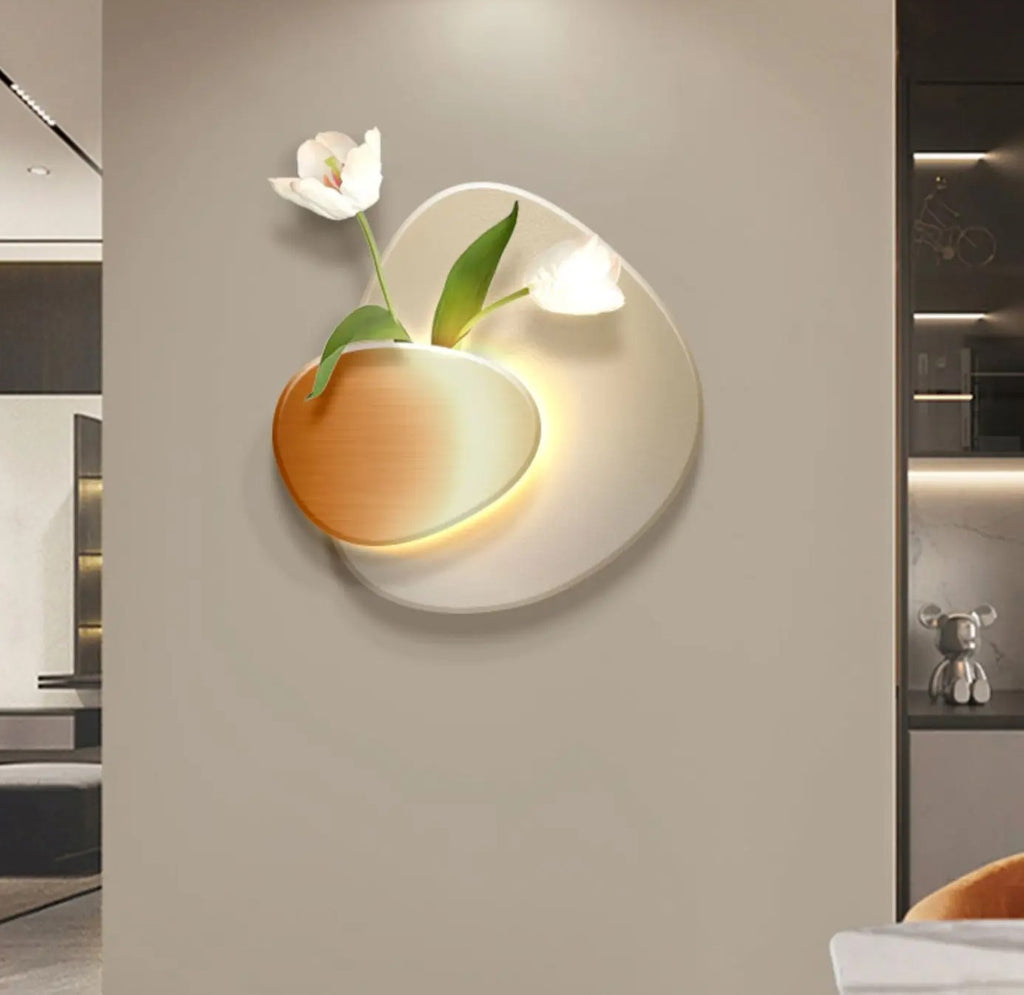 Lixra Artistic LED Floral Wall Sconces