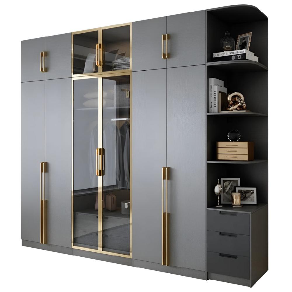 Lixra Astounding Design Gleamy Finish LED Wardrobe