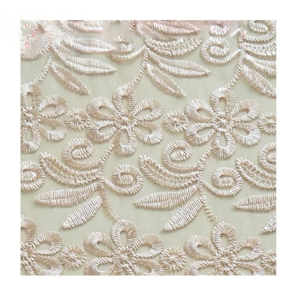 lixra Beige Embroidered Table Runner