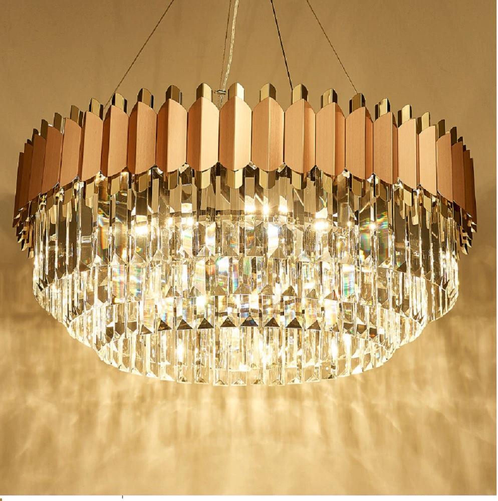 lixra Bright Round Chandelier light