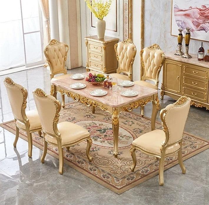 lixra Brusten European Royal Dining Table Set