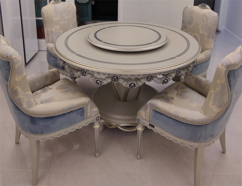 Lixra Brusten Style European Dining Table Set Of 6