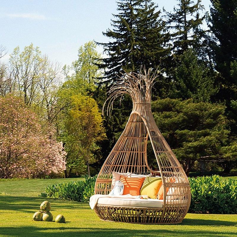 lixra Cage Shaped Contemporary Style Outdoor Sofa