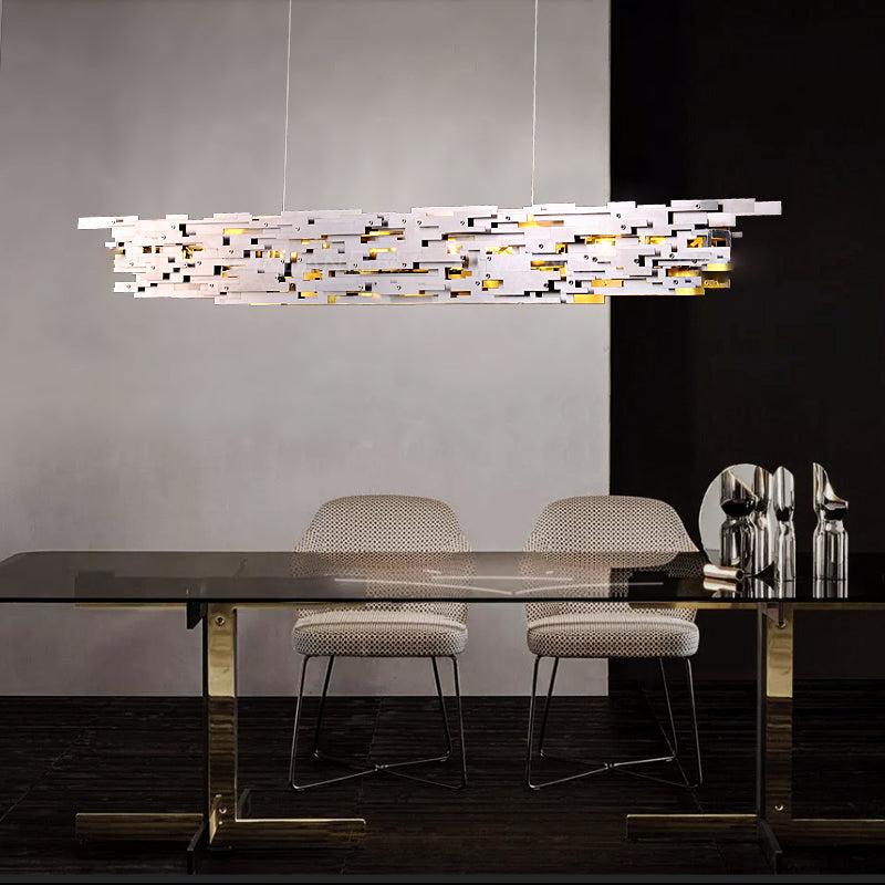 Lixra Chrome Finish Grandiose Pendant Light
