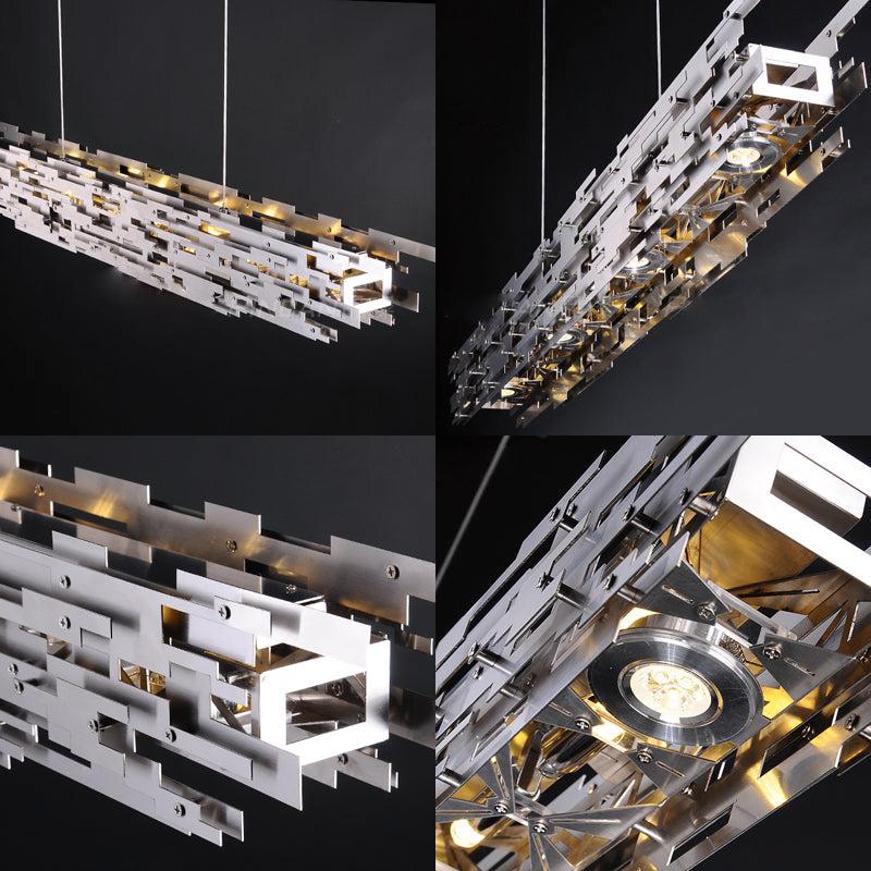 Lixra Chrome Finish Grandiose Pendant Light