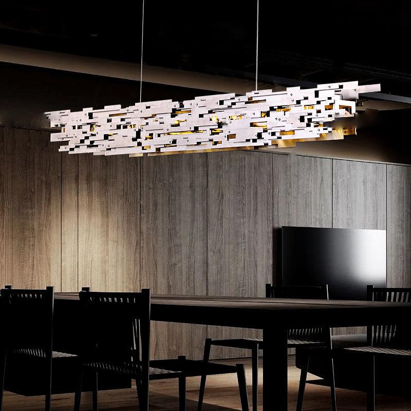 lixra Chrome Finish Grandiose Pendant Light