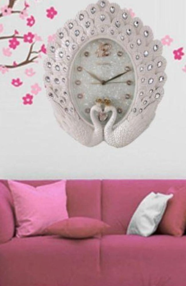 Lixra Classic Creative Peacock Style Wall Clock