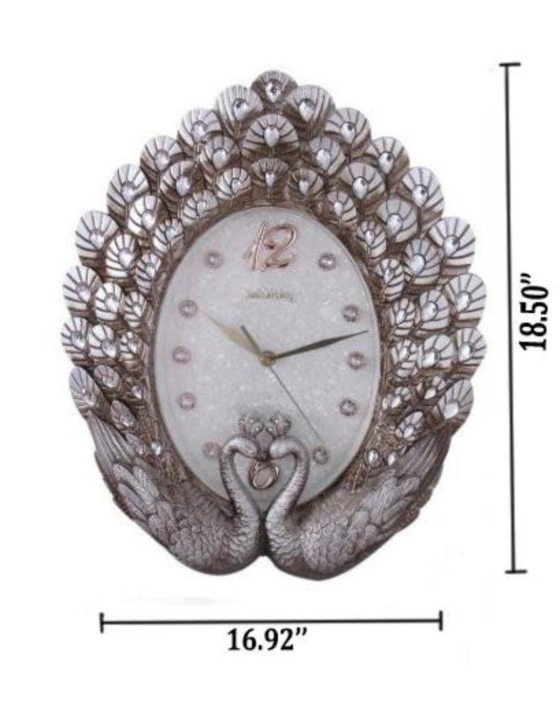 Lixra Classic Creative Peacock Style Wall Clock