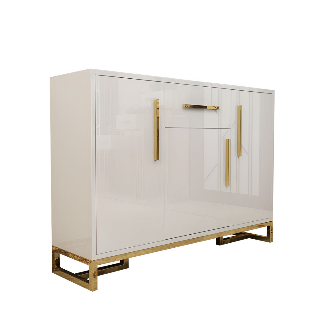 lixra Classic Design Wooden Finish Buffet Table