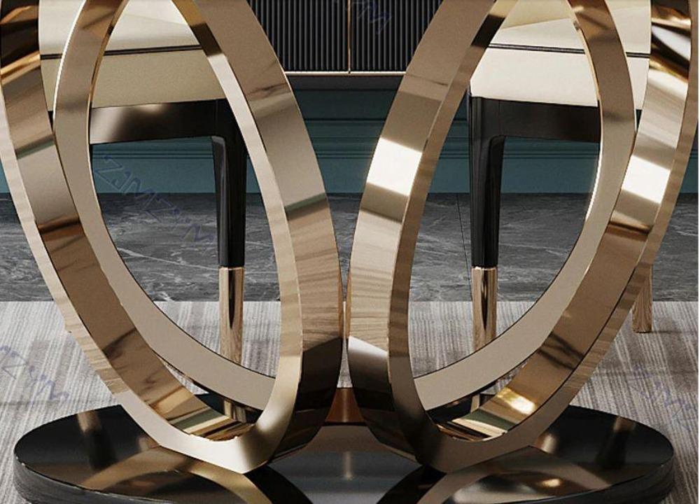 Lixra Classic Designed Marble Dining Table-Set