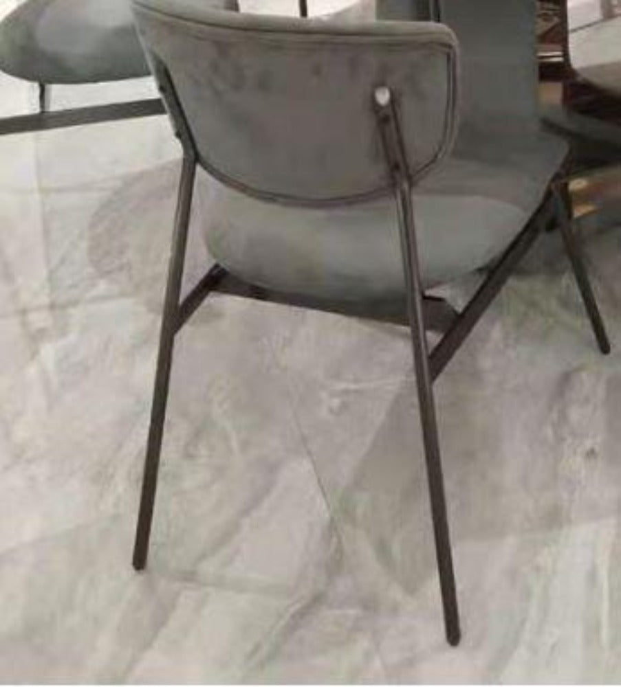 lixra Classic Round Marble Dining Table Set