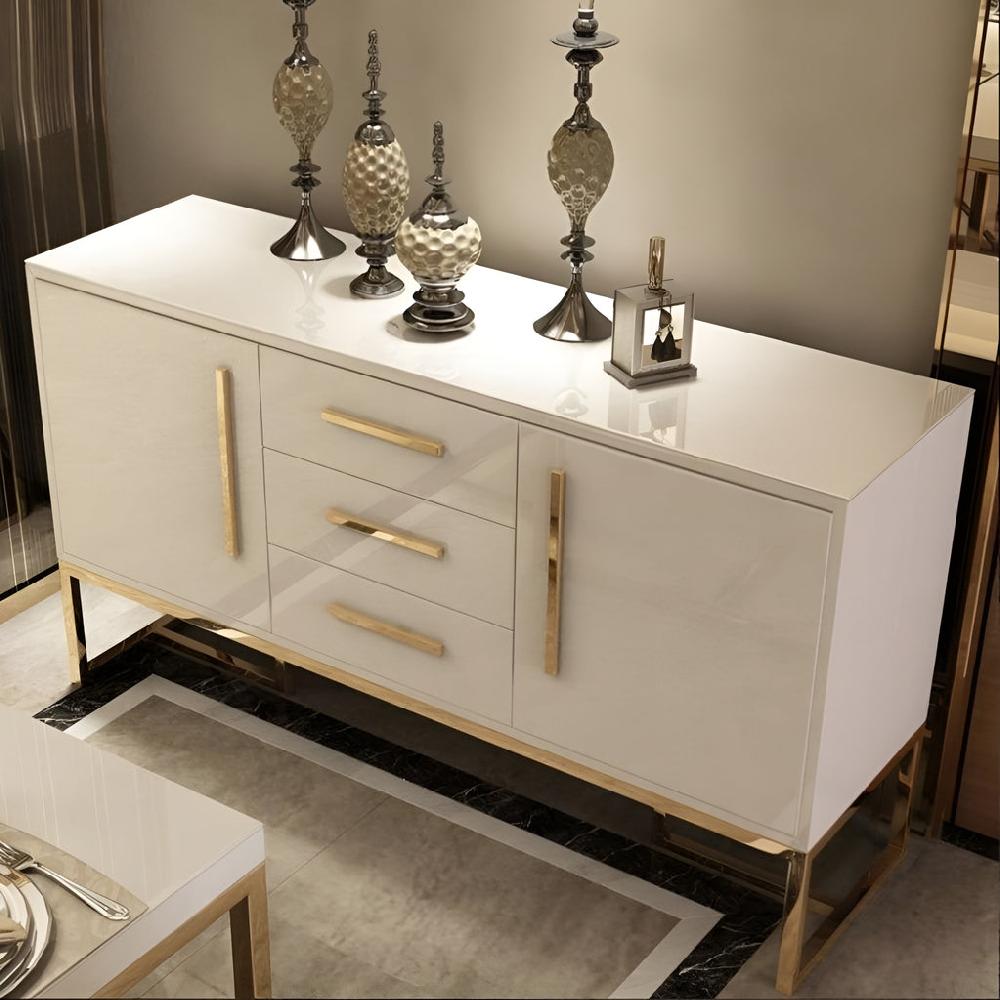 Lixra Classic Style Wooden Modern Buffet Table