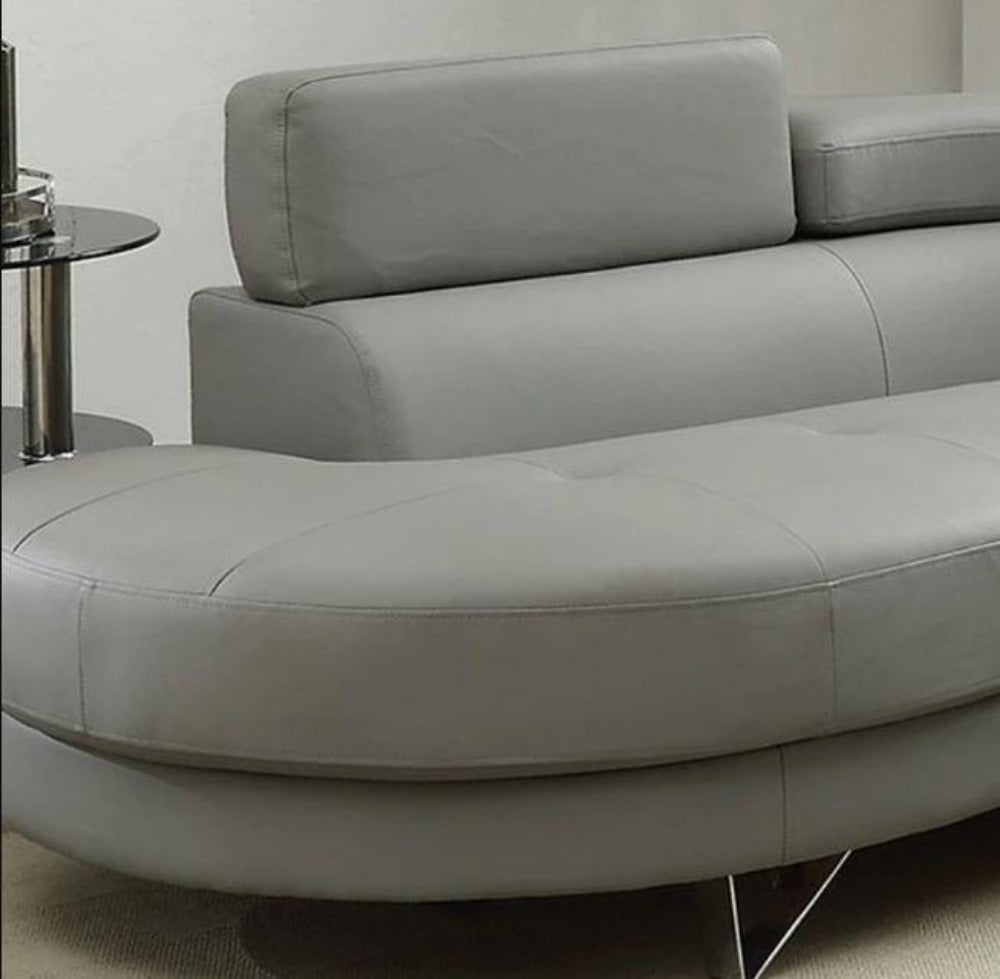 Lixra Classy Leather L-Shaped Sectional Sofa