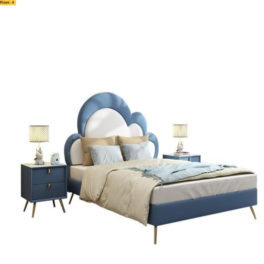 Lixra Cloud Design Children's Bed With Storage