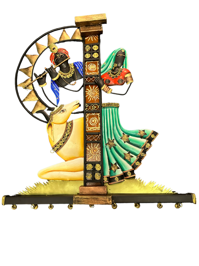 lixra Colorful Couple & Animal Wall Hanging