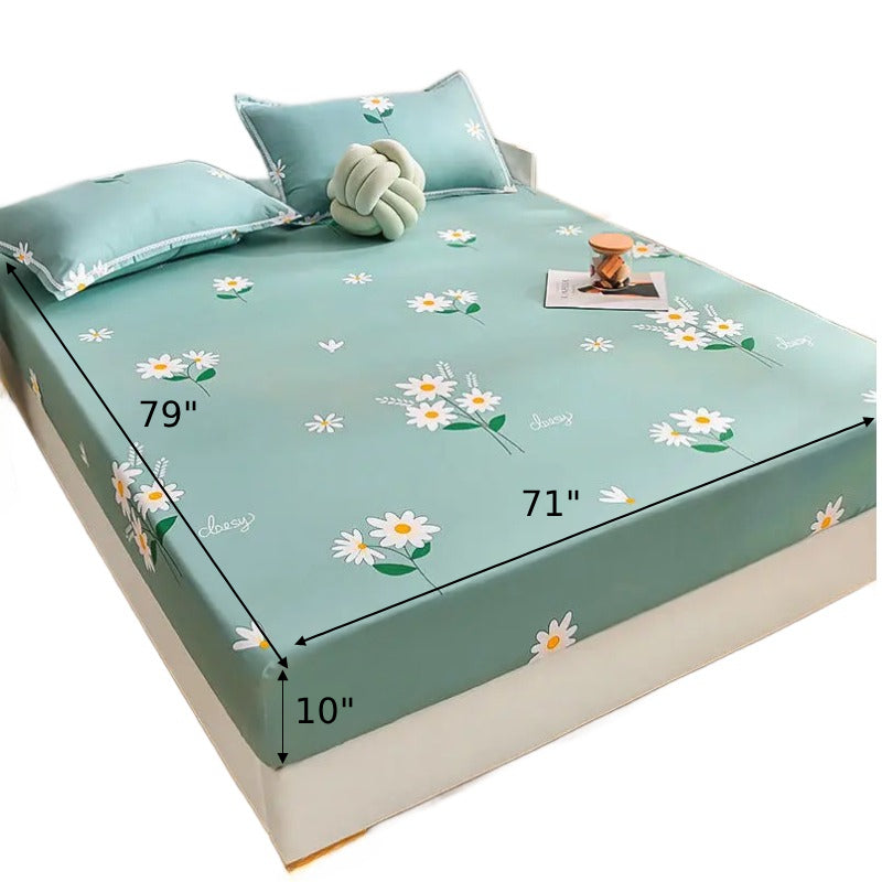 Lixra Colorful Delight Elastic Bed Cover