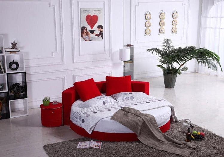 Lixra Comfort And Artistry Modern Round Bed