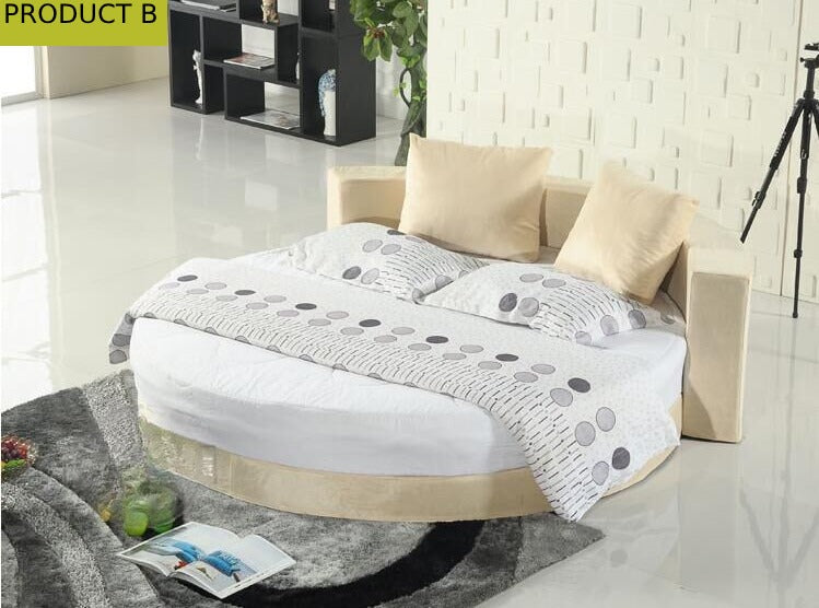 Lixra Comfort And Artistry Modern Round Bed