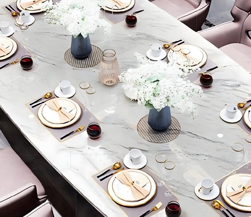 Lixra Comfort Modern Marble Dining Table