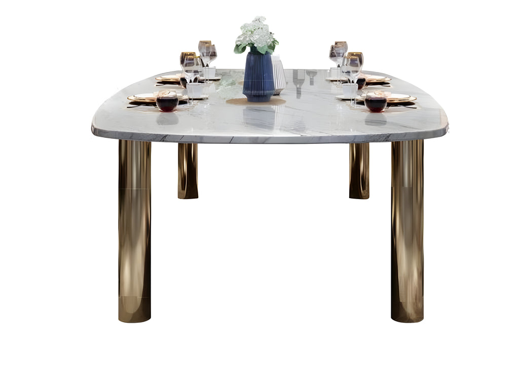 lixra Comfort Modern Marble Dining Table