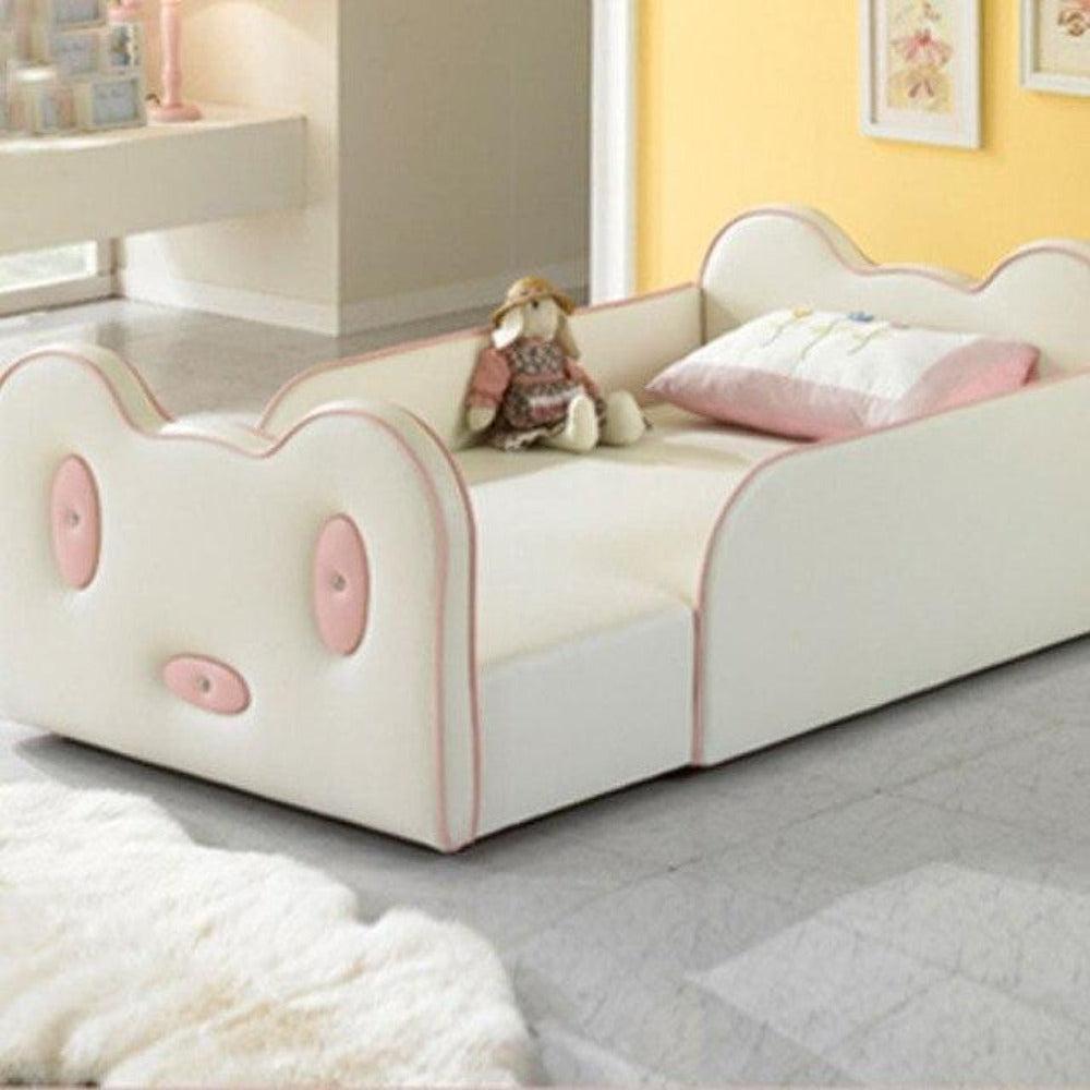 Lixra Comfy And Cozy Leather Kid's Bed