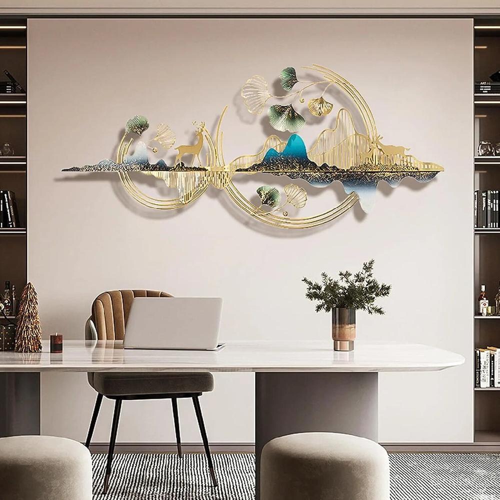 Lixra Contemporary 3D Metal Wall Sculpture