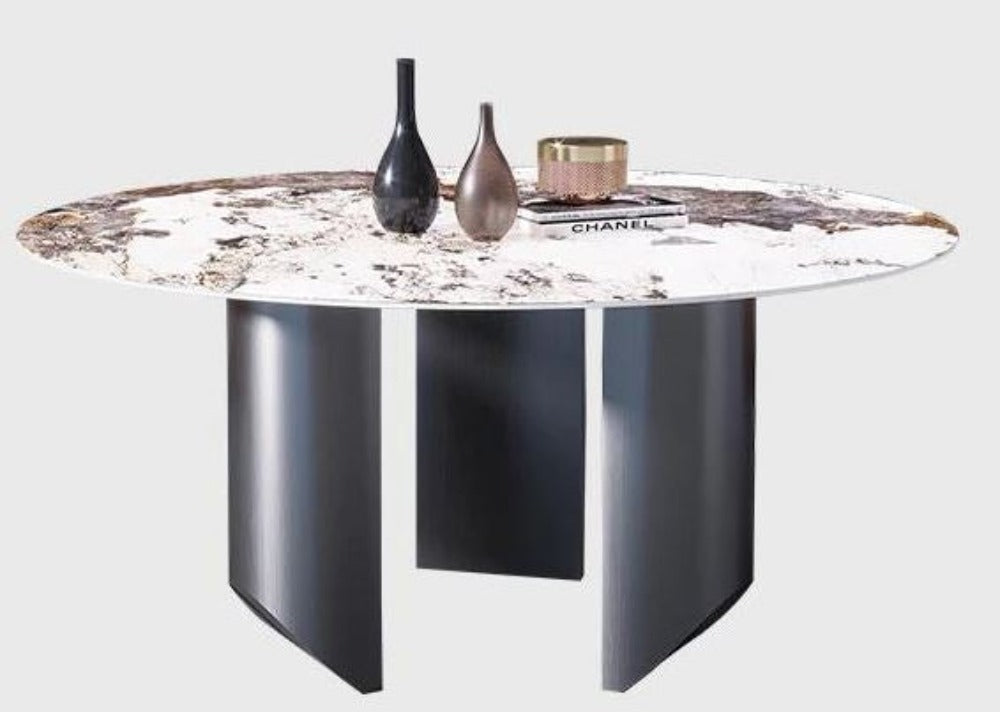 Lixra Contemporary Astonishing Marble Dining Table