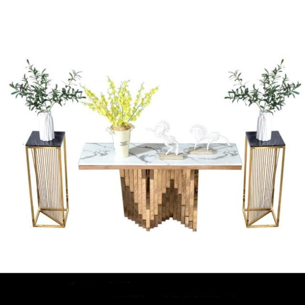 Lixra Contemporary Designed Marble Accent Table