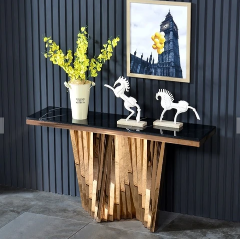 lixra Contemporary Designed Marble Accent Table