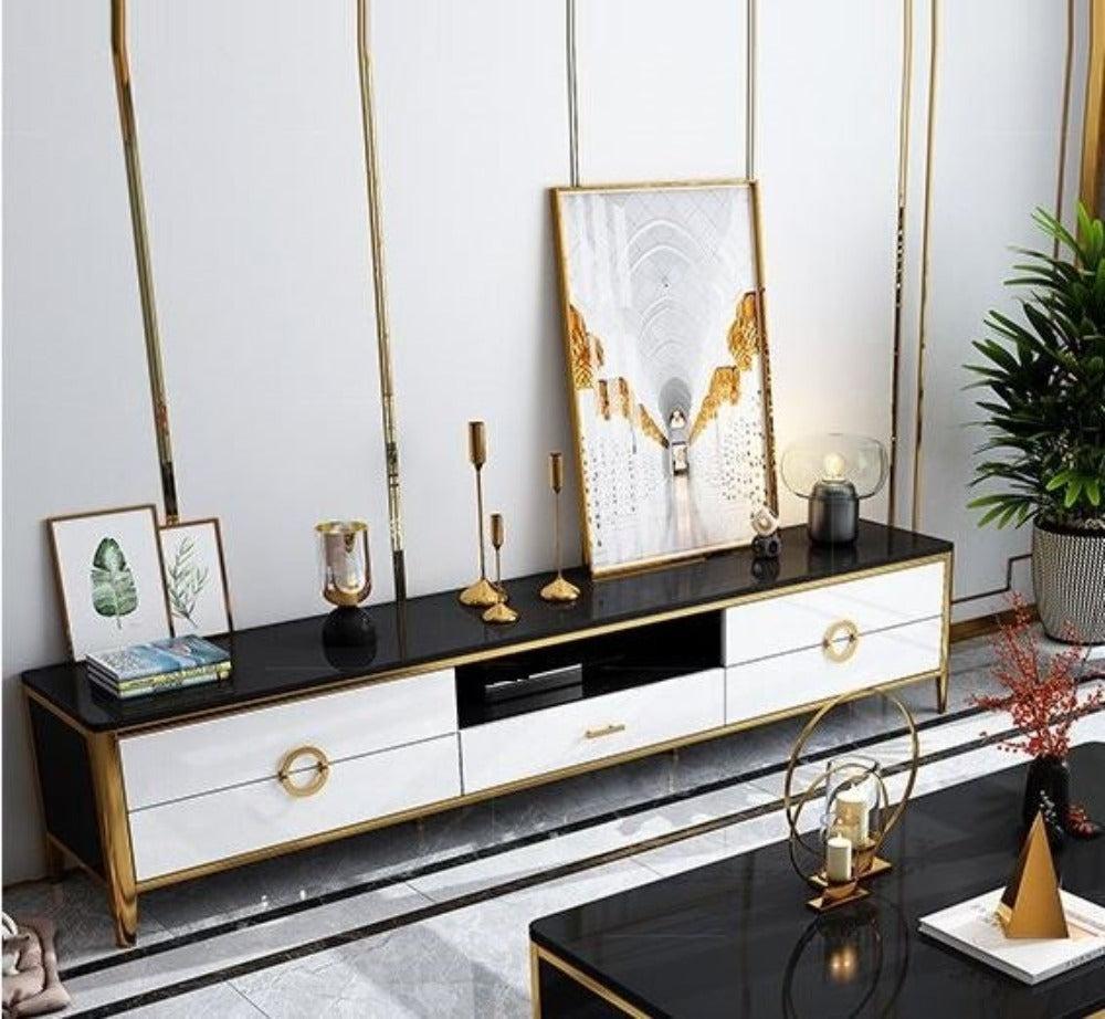 Lixra Contemporary Designed Wooden TV Stand