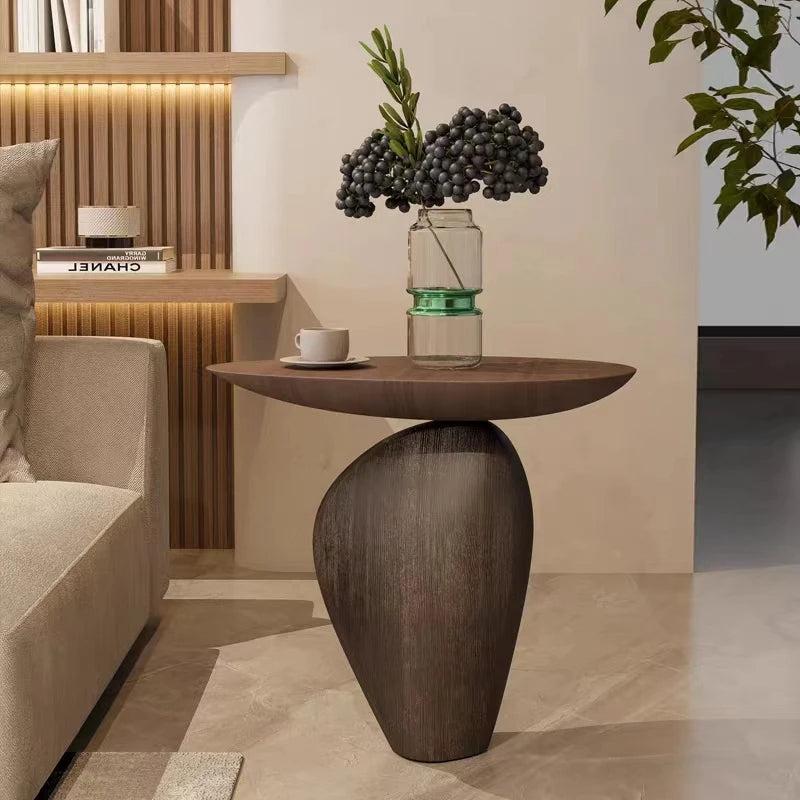 Lixra Contemporary Fiberglass Stylish Side Table