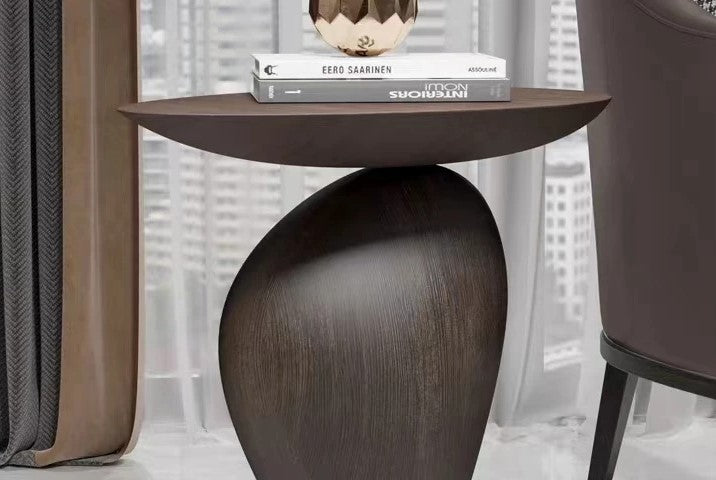 Lixra Contemporary Fiberglass Stylish Side Table