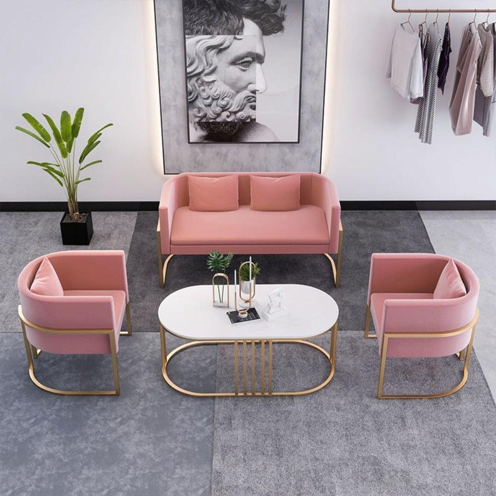 lixra Contemporary Indoor 3-Pcs Fabric Sofa Set
