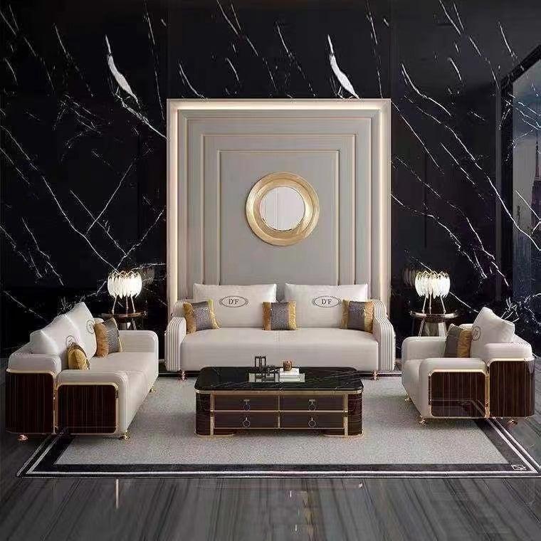 lixra Contemporary Living Room Sofa 3-2-1 Sofa Set