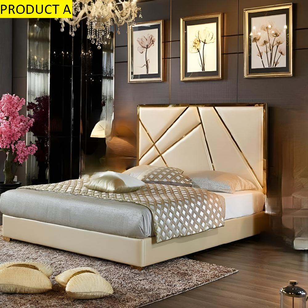 Lixra Contemporary Modernistic Comfort Leather Bed