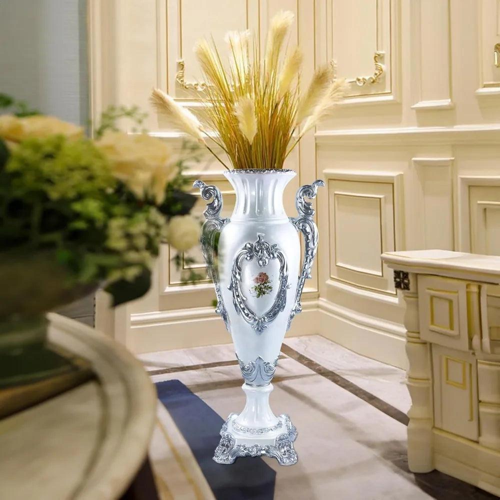 Lixra Contemporary Palatial Resin Floor Vase