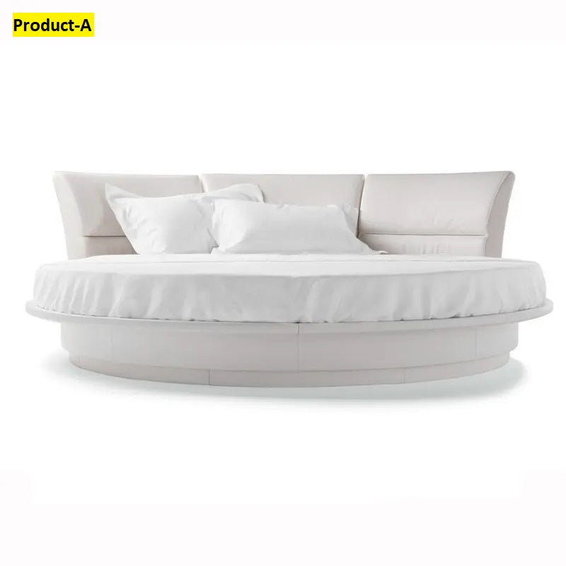 Lixra Contemporary Style Luxurious Round Bed