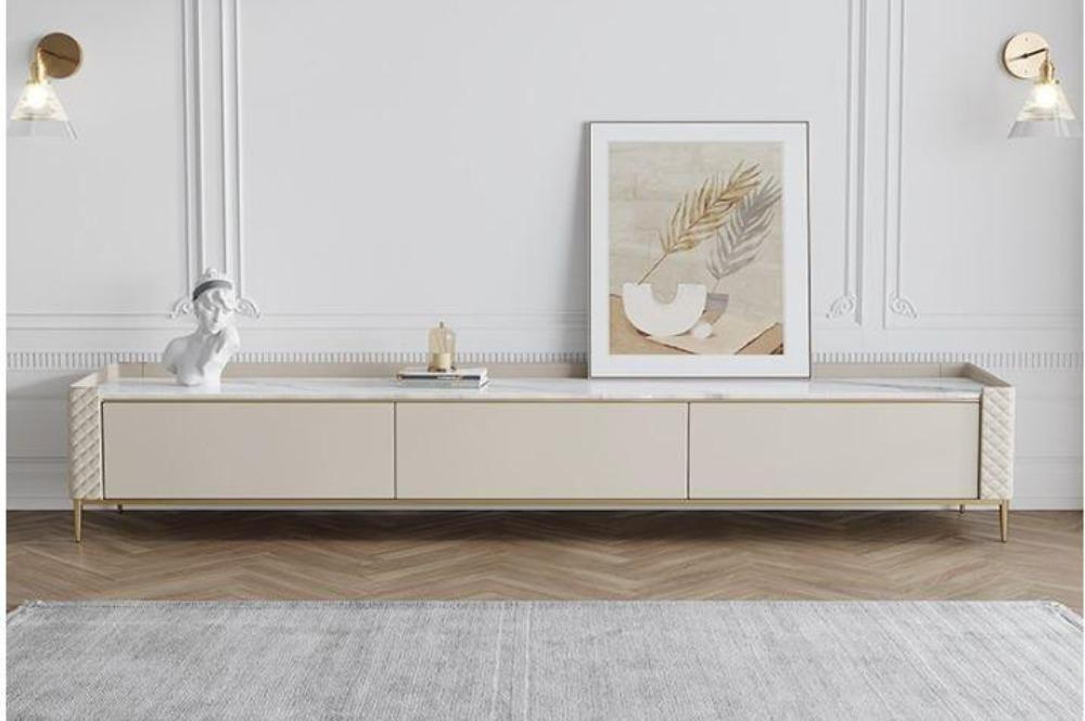 Lixra Contemporary Wooden Framed TV Stand