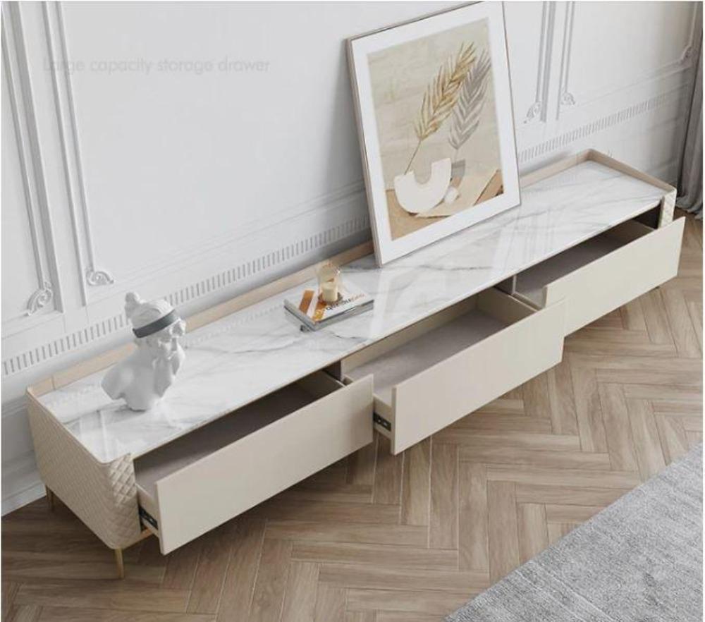 Lixra Contemporary Wooden Framed TV Stand