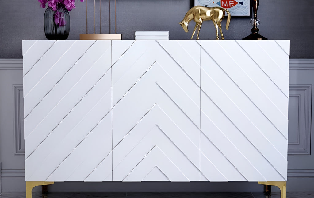 Lixra Contemporary Wooden Modern Buffet Cabinet